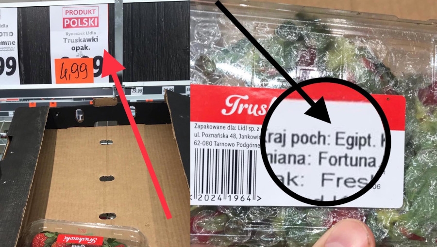 Oznaczenie PRODUKT POLSKI straci swoją wartość, jeżeli markety będą nim promowały importowane owoce